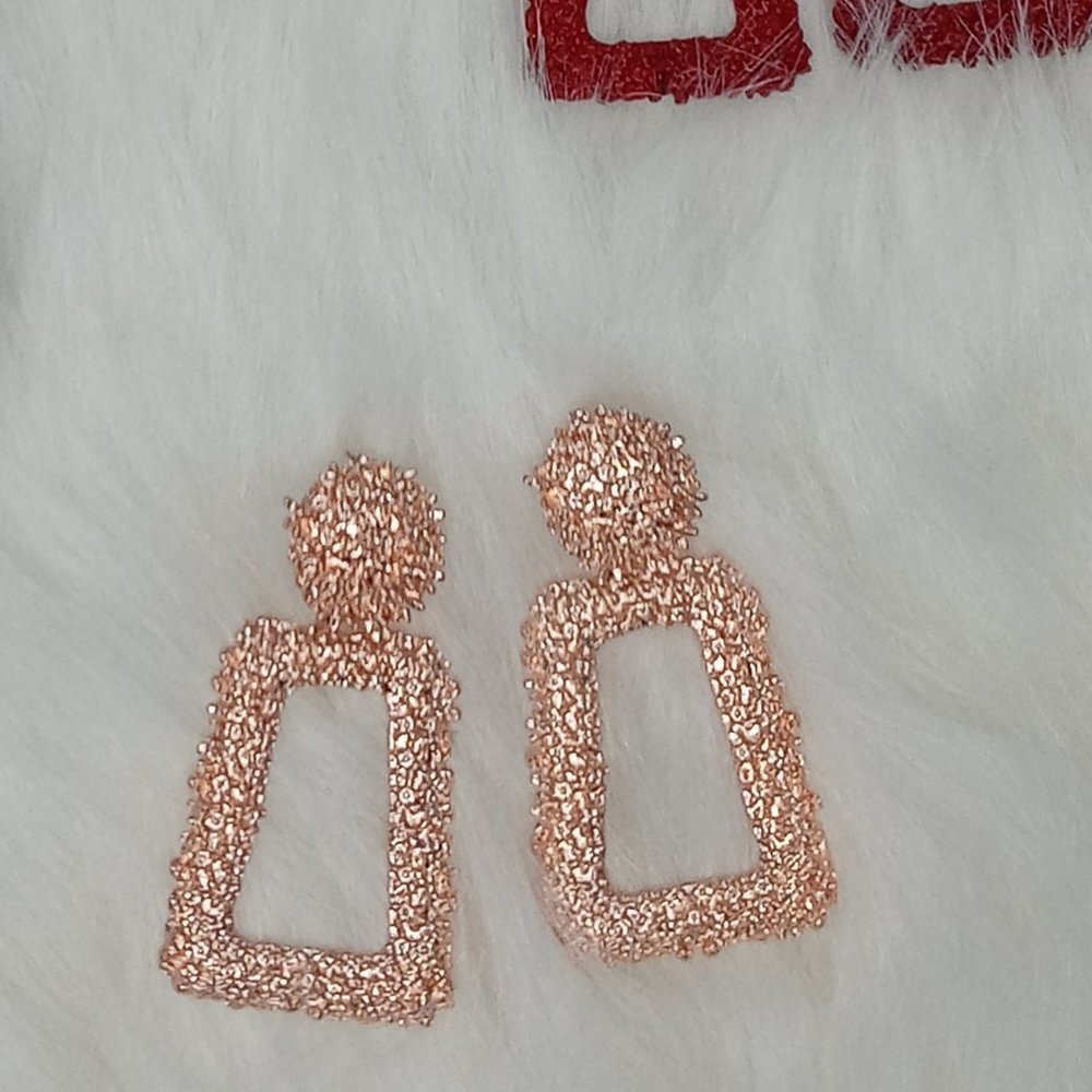 Medium Rectangular Boho Chic Earrings Set Of 5 - image 3